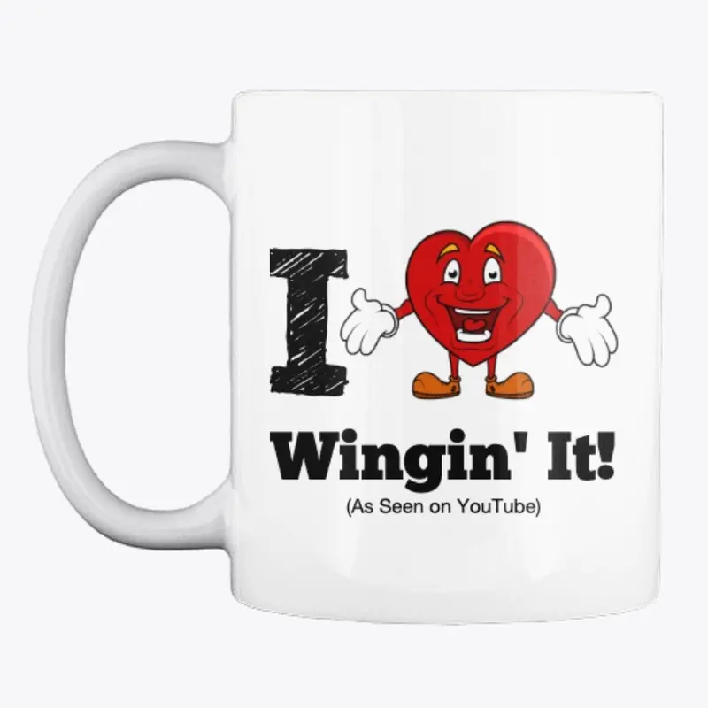 I Love Wingin' It! Mug: Classic Logo